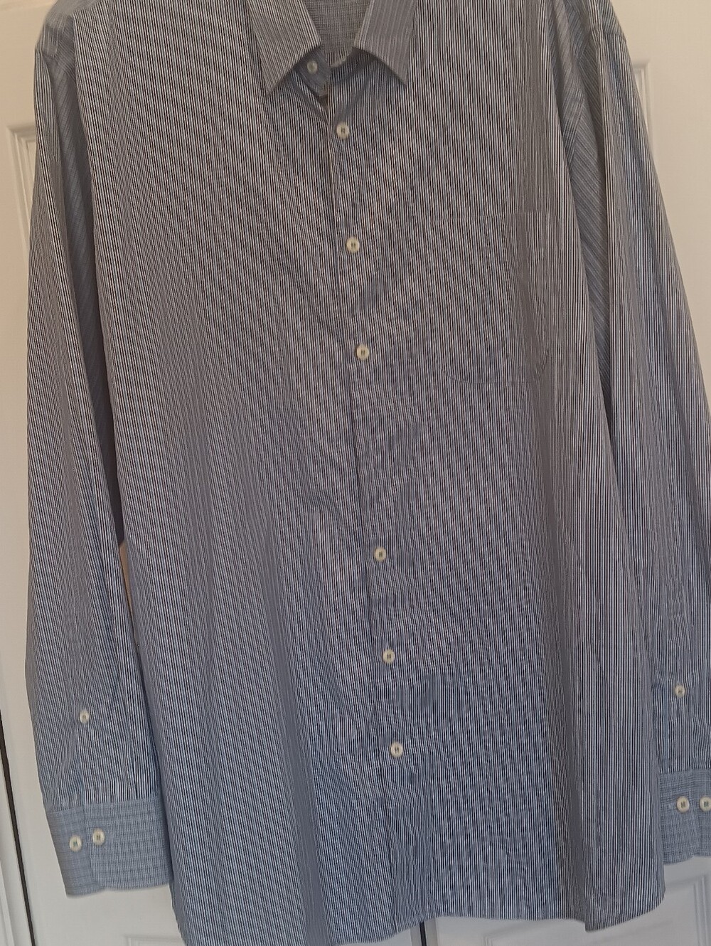 Peter Millar Crown Collection Mens Fall 2013 Blue Peter Micro Checks Shirt Sz XL
